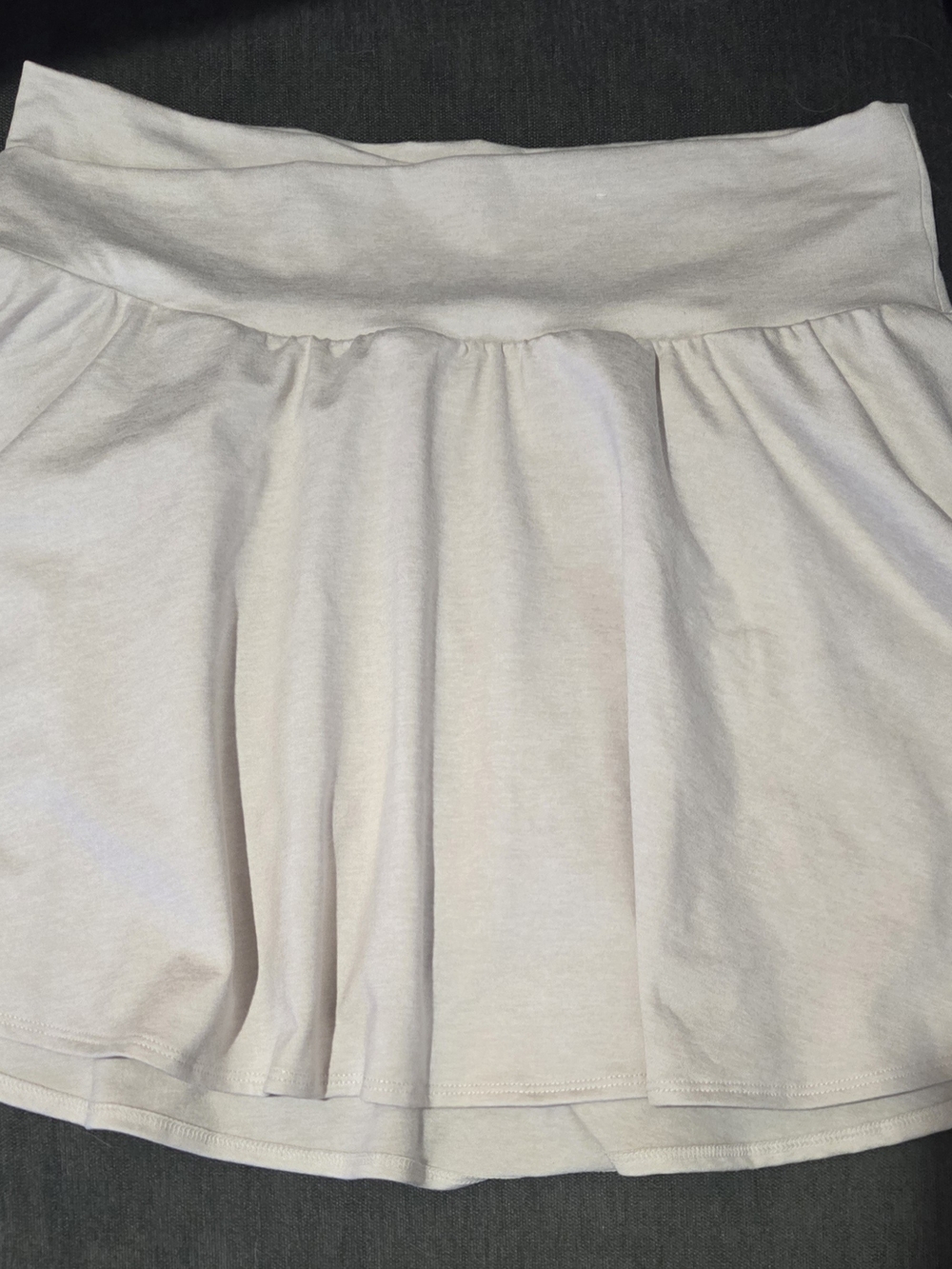 Old Navy Cream Flared Skort